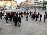 Bild zeigt die Mitglieder der Generalkonferenz bei der Stadtführung in Bratsilava.