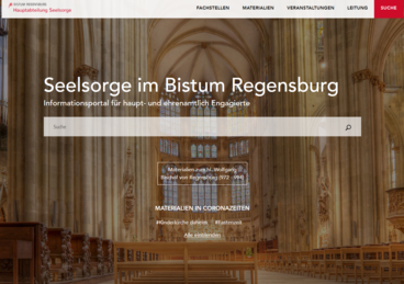 Homepage Hauptabteilung Seelsorge
