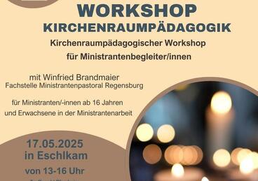 Flyer für Kirchenraumpädagogik