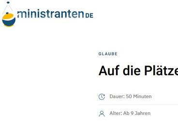 Homepage Ministranten.de