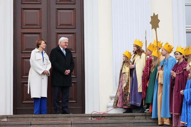 Sternsinger beim Bundespräsidenten