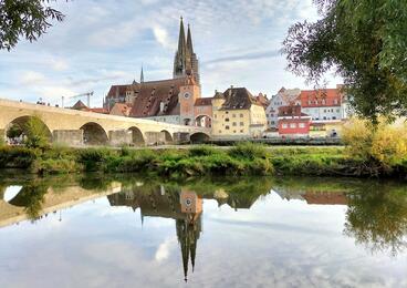 Blick über die Regensburger Altstadt