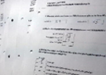 Fragebögen für die Ministrantenbefragung.